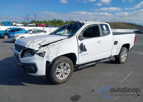 2021 Chevrolet Colorado 2Wd Long Box Lt z USA, uszkodzony, nr VIN 1GCHSCEAXM1240656